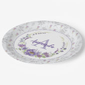 Monogram - letter A, aangepast Papieren Bordje (Gekanteld)