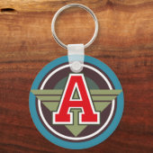 Monogram Letter "A" Sleutelhanger (Voorkant)