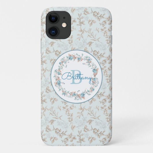 Monogram - letter B, aangepaste Hoesje-poort iPhon Case-Mate iPhone Case (Achterkant)