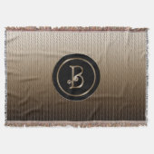 Monogram "Letter B" Deken (Voorkant)