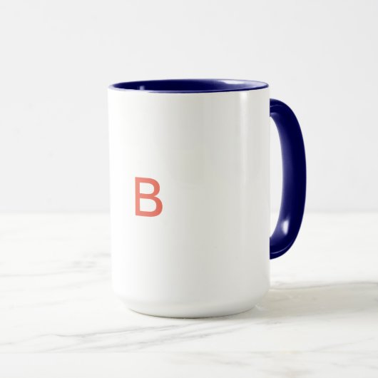 Monogram letter B mok (Voorkant rechts)