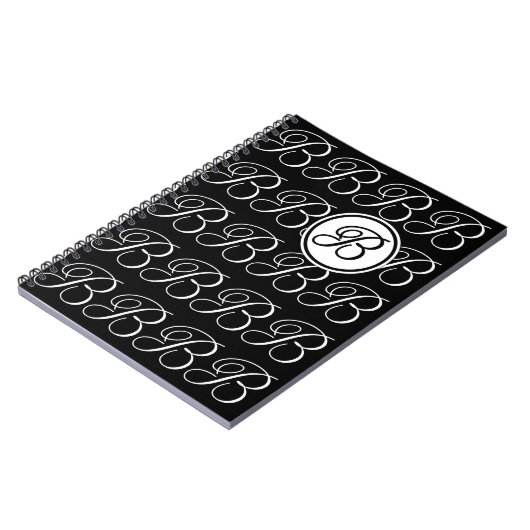 Monogram Letter B Notitieboek (Linkerzijde)