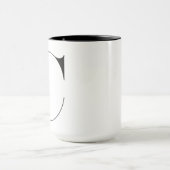 Monogram | Letter C koffiemok Mok (Midden)