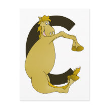 Monogram letter C Pony