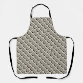Monogram Letter C Vintage Keltische Knoopprint Schort (Voorkant)