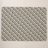 Monogram Letter C Vintage Keltische Knoopprint Sherpa Deken (Voorkant (horizontaal))