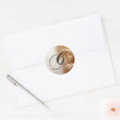 Monogram Letter C Wedding Envelope Sticker (Envelop)