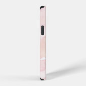 Monogram Letter D Gold Script Waterverf Floral iPhone Hoesje (Rechterkant)