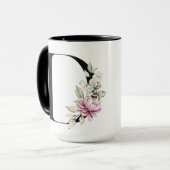 Monogram| Letter D koffiemok Mok (Voorkant links)