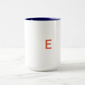 Monogram letter E mok (Midden)