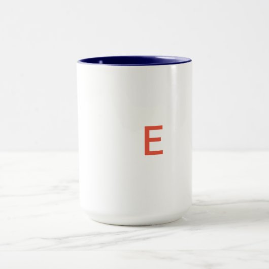 Monogram letter E mok (Midden)