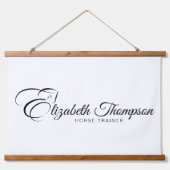 Monogram letter E Paard Hangend Wandkleed (Voorkant)