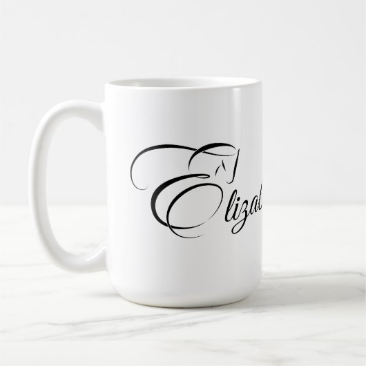 Monogram letter E Paard Koffiemok (Links)