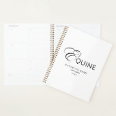 Monogram letter E Paard Planner (Display)