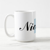Monogram Letter en Naam Koffiemok (Links)