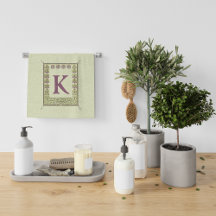  Monogram Letter Floral Lijst Nouveau