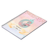 Monogram Letter G Slaap Konijn Meisje Dagelijkse S Notitieboek (Linkerzijde)