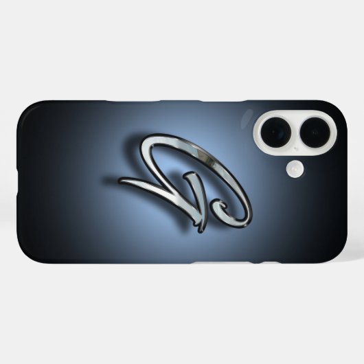 Monogram Letter G Spotlight Achtergrond Case-Mate iPhone Case (Achterkant (horizontaal))