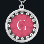 Monogram Letter G Verwerend Ketting<br><div class="desc">Show je trots in je initialen met een monogram briefje. De initiaal zilveren hanger maakt ook een gedenkwaardig geschenk voor elke speciale gelegenheid voor de belangrijke mensen van je leven.</div>