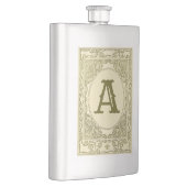  monogram letter grens groen Victoriaans Flacon (Rechts)