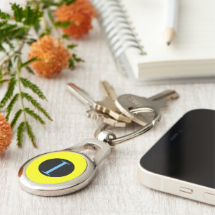 Monogram Letter I (India) Nautical Alphabet Marine Sleutelhanger