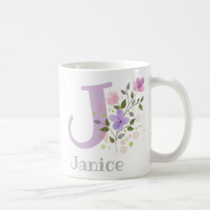 Monogram letter J & Christelijke naam Koffiemok
