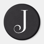 Monogram Letter J Magneet (Voorkant)