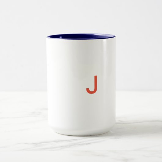 Monogram letter J mok (Midden)