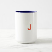 Monogram letter J mok (Midden)