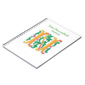 Monogram Letter Journal Notitieboek (Linkerzijde)
