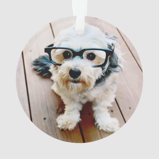 Monogram Letter K - Chalkboard en Bright Chevrons Ornament (achterkant)