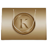 Monogram "Letter K" Groot Cadeauzakje (Voorkant)
