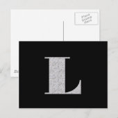 Monogram Letter L Briefkaart (Voorkant / Achterkant)