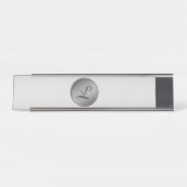 Monogram "Letter L" Bureau Naambordje (Voorkant)