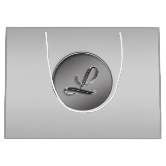 Monogram "Letter L" Groot Cadeauzakje (Voorkant)