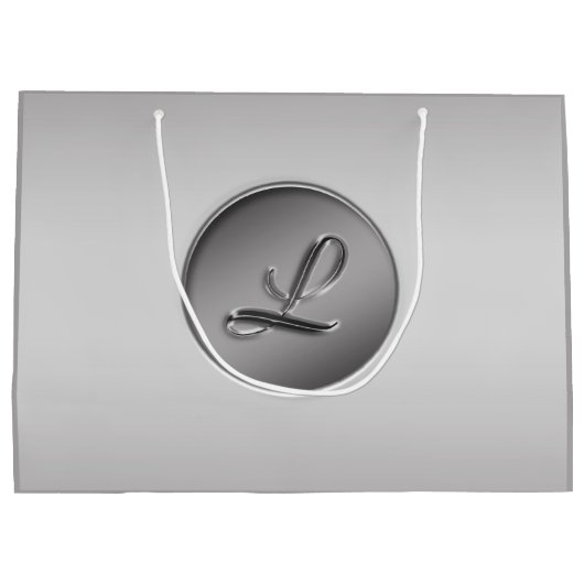 Monogram "Letter L" Groot Cadeauzakje (Achterkant)