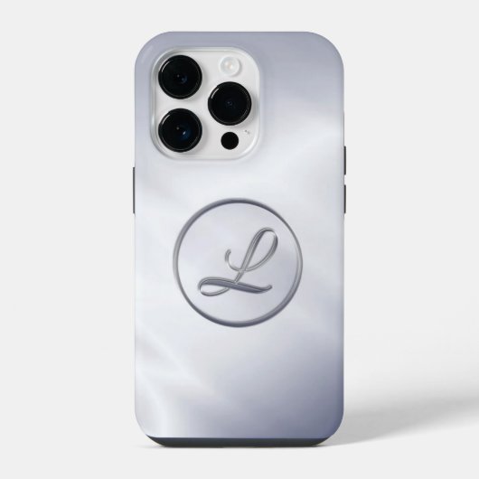 Monogram "Letter L" iPhone Hoesje (Achterkant)