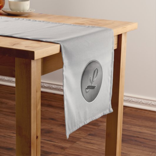 Monogram "Letter L" Korte Tafelloper (Voorbeeld)