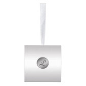 Monogram "Letter L" Kubus Ornament (Rechts)