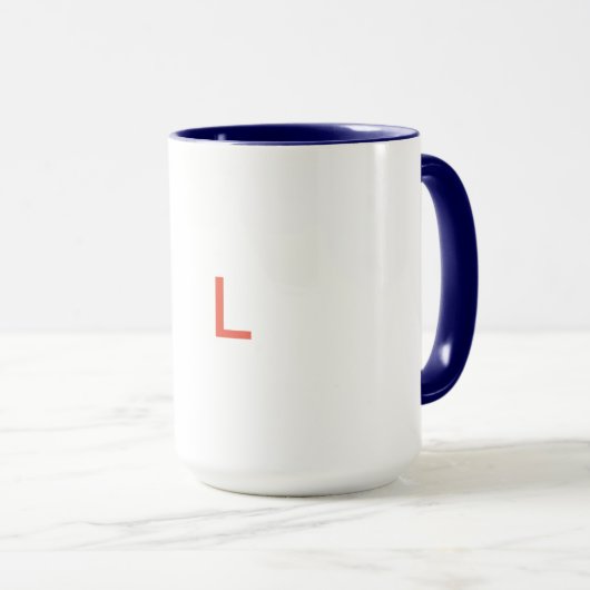 Monogram letter L mok (Voorkant rechts)