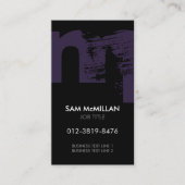 Monogram letter M Visitekaartje (Voorkant)