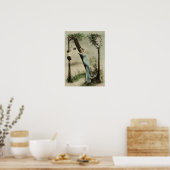 Monogram Letter N poster afdrukken (Keuken)