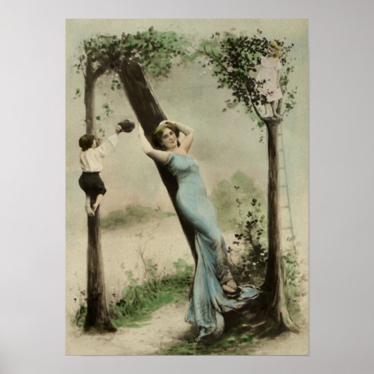 Monogram Letter N poster afdrukken (Voorkant)