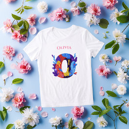 Monogram - Letter O Artistiek Verjaardagscadeau Tri-Blend Shirt
