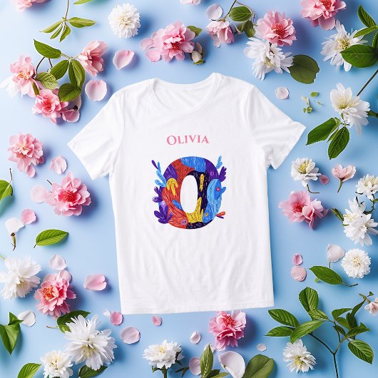 Monogram - Letter of Artistic Birthday Gift Tri-Blend Shirt