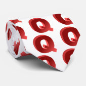 Monogram Letter Q Stropdas (Opgerold)