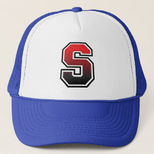 Monogram letter "S" Trucker Pet