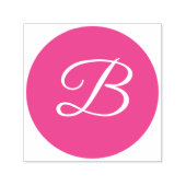 Monogram Letter Serif Schrift Tekst Zelfinkend Zelfinktende Stempel (Design)