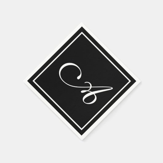  monogram letter servet (Hoek)