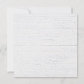 Monogram Letter U met familienaam Notitiekaartje (Achterkant)